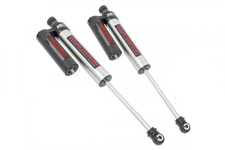 Rough Country Jeep Front Adjustable Vertex Shocks (07-18 Wrangler JK, for 1-3in Lifts)